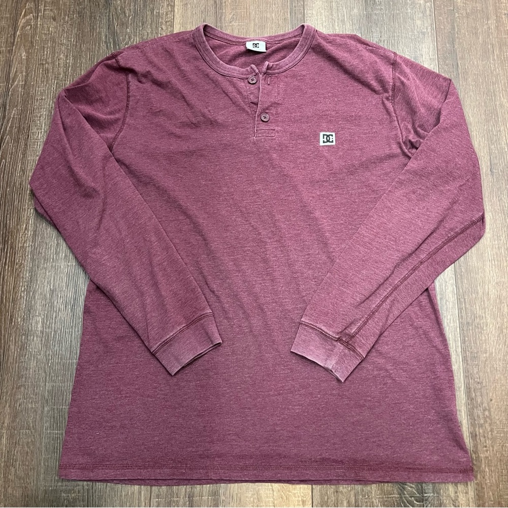 Men’s DC Henley Long Sleeve